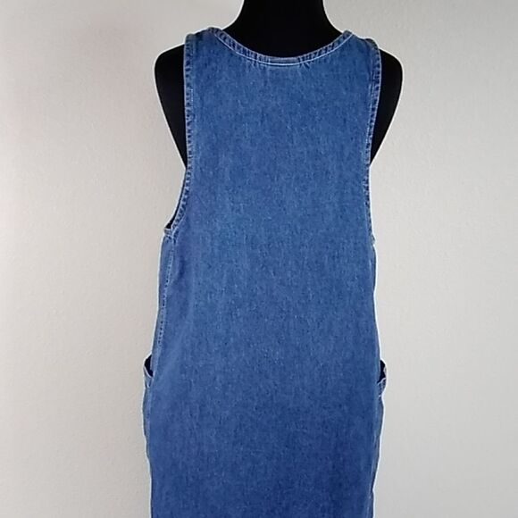 VTG MATCH MADE IN U.S.A WOMEN DENIM DRESS SIZE M - Picture 3 of 16